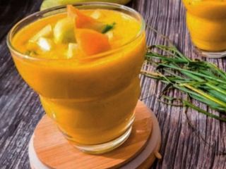 Soupe froide melon/ concombre