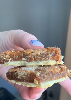 Una foto de Tarta de dulce de leche y coco 🥥