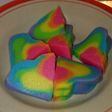Puding roti tawar pelangi