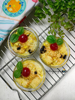 Foto resep Puding Roti (711)