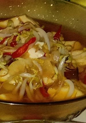 Foto resep 33. Sayur Taoge Tahu