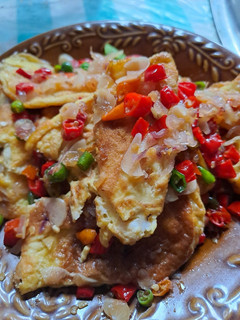 Foto resep Telur dadar cabe iris