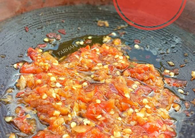 Resep Sambal Korek Ala H Slamet Oleh Ummi Zhalish Cookpad