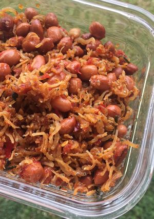 Foto resep Teri kacang pedas manis