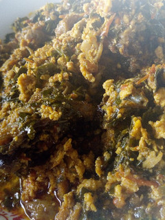 A picture of Egusi soup.