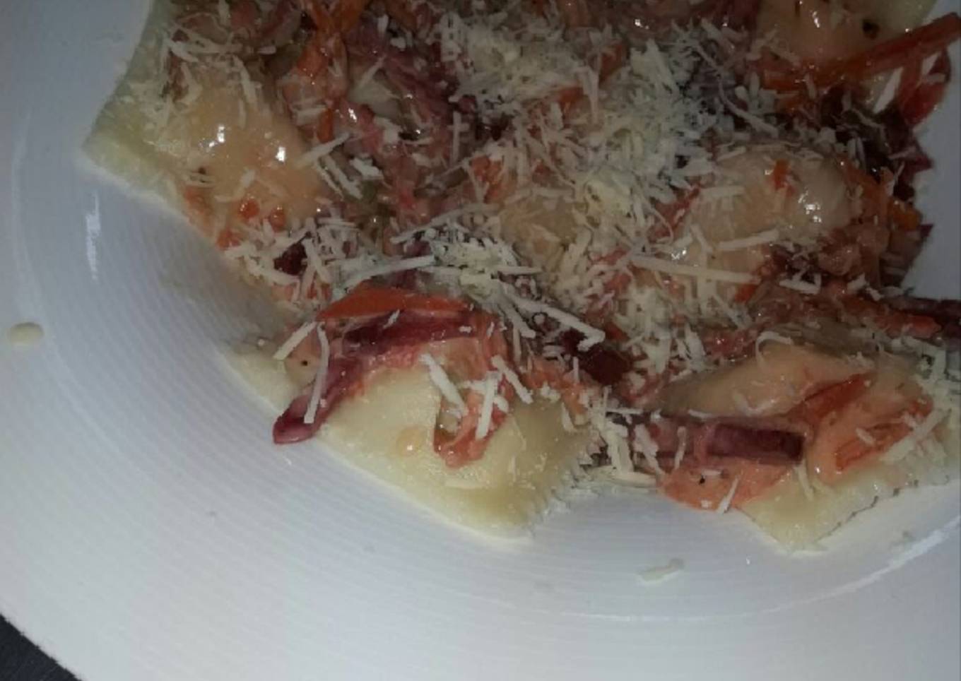 Masa tradicional para pastas rellenas y relleno de calabaza