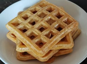 Una foto de Waffles de miel (sin gluten)