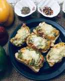 Cheese spread Bruschetta