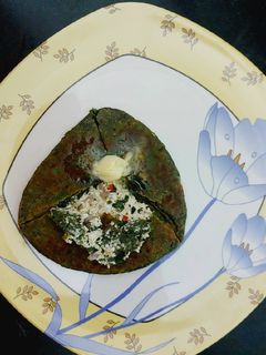 પનીર સ્ટફ પાલક પરોઠા (Paneer Stuffed Palak Paratha Recipe In Gujarati) રેસીપી મુખ્ય ફોટો
