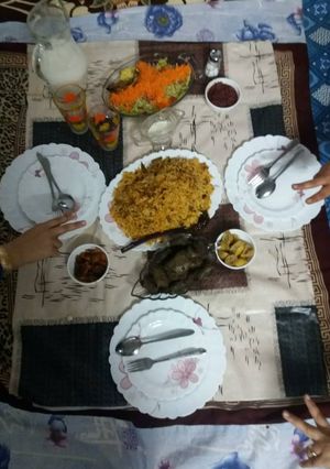 عکسی از دستور سفره افطاری