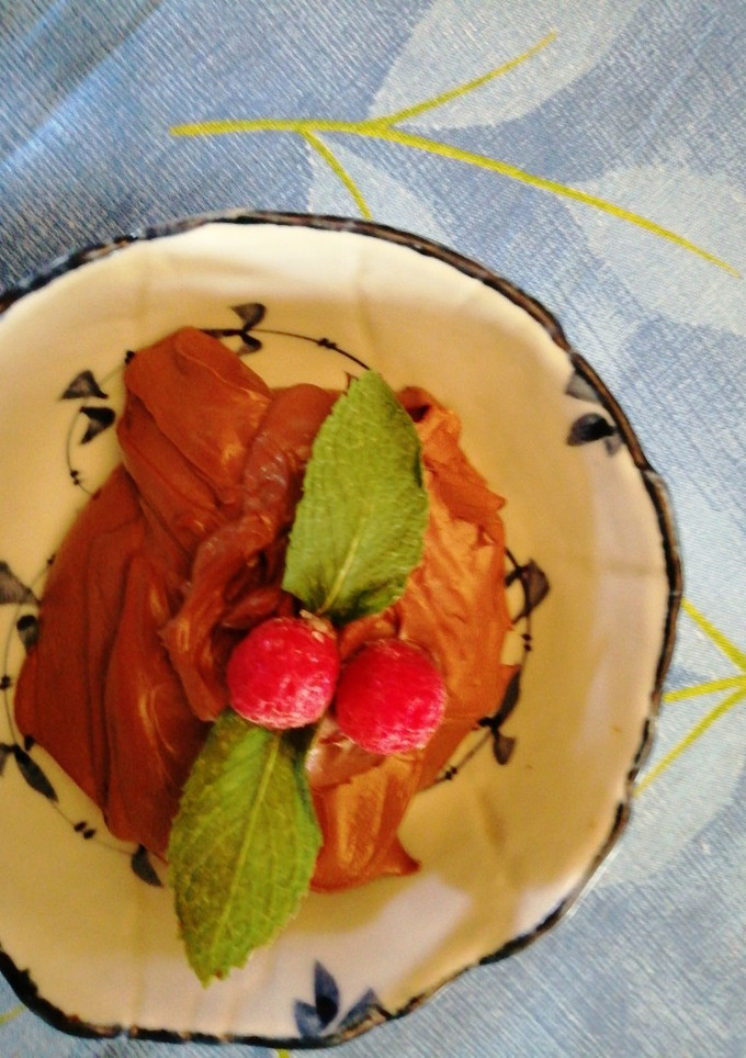 Una foto de Mousse de chocolate vegano