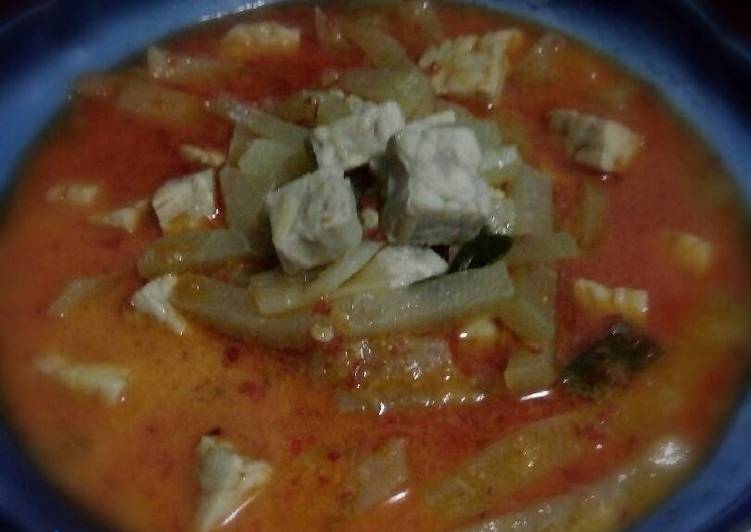 Resep Labu Siam Tempe Masak Santan Anti Gagal