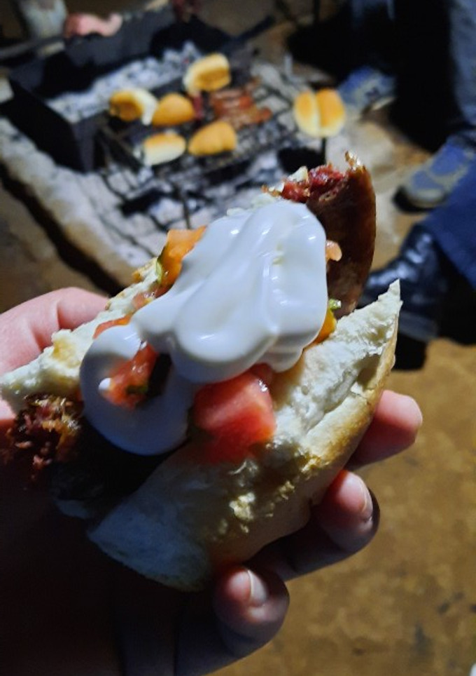 Una foto de Choripan