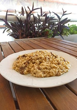 Φωτογραφία της συνταγής Risotto ai funghi (Ριζότο με μανιτάρια - mushroom risotto)