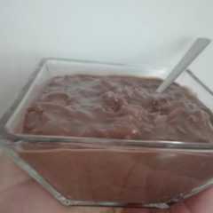 Una foto de Arroz con leche de chocolate