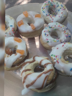 Una foto de Donas al horno