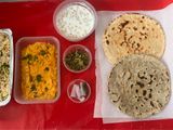 Authentic Village Styled Maharashtrian Meals~Bhakhari Pithala, Thecha, Vegetable Pulao❣️