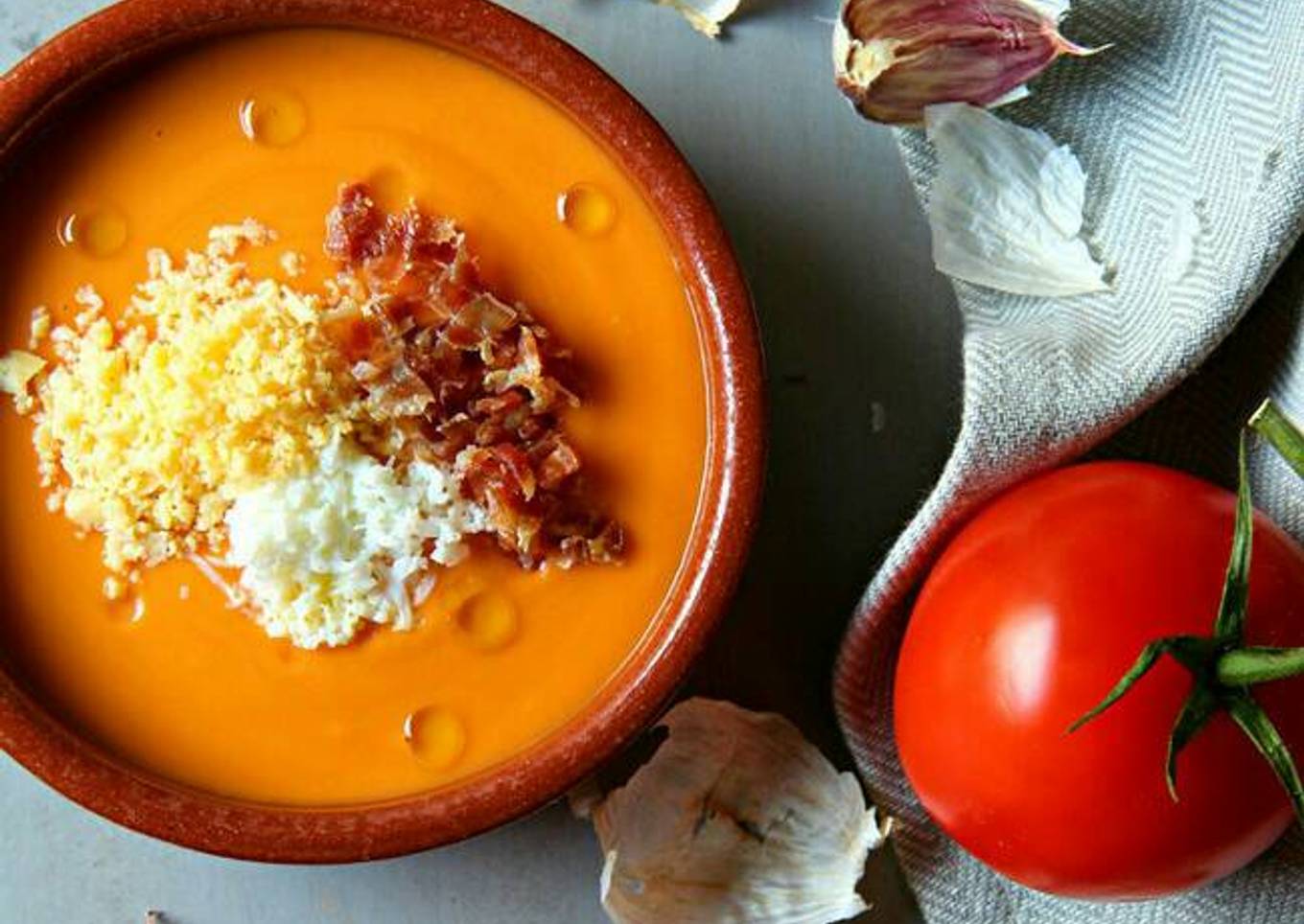 Salmorejo cordobés Thermomix