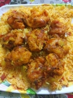 मंचूरियन बिरयानी (manchurian biryani recipe in Hindi) रेसिपी मुख्य फोटो