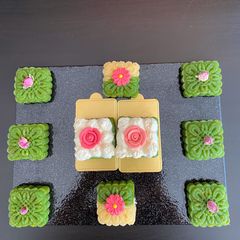 Pistachio halwa A picture of Pistachio halwa.