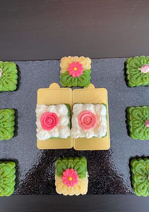 A picture of Pistachio halwa.