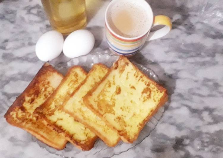 Simple Way to Prepare Quick Egg sweet toast