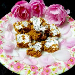 A picture of Sesame Peanut Burfi.
