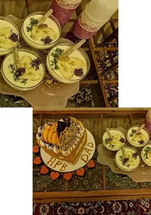 عکسی از دستور دسر فرنی پرتقال