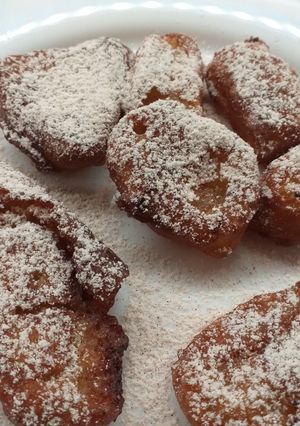 Gluténmentes bundás körte és banán recept fotója