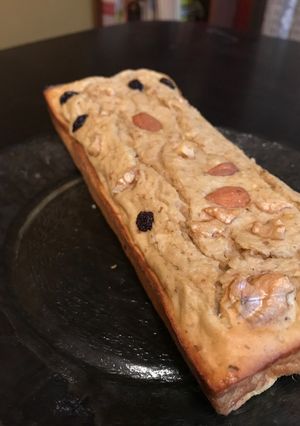 Una foto de Budín de peras “fit”