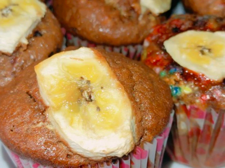 Cara Simple Membikin Resep  Muffin coklat pisang😋😋😋 yang Bisa Manjain Lidah, Enak