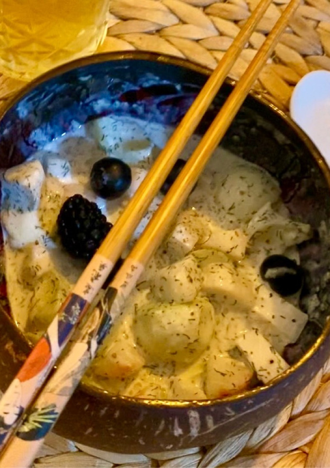 Una foto de Ensalada de rábanos