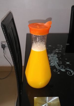 A picture of Orange lemon juice.
