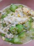 บวบผัดไข่