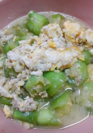 รูปของ บวบผัดไข่