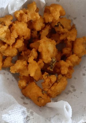 A picture of Masoor dal pakodi.