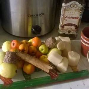 Ponche de frutas (Olla de cocción lenta-SlowCooker-CrockPot)