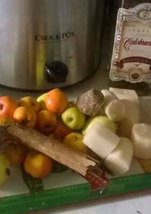 Una foto de Ponche de frutas (Olla de cocción lenta-SlowCooker-CrockPot)