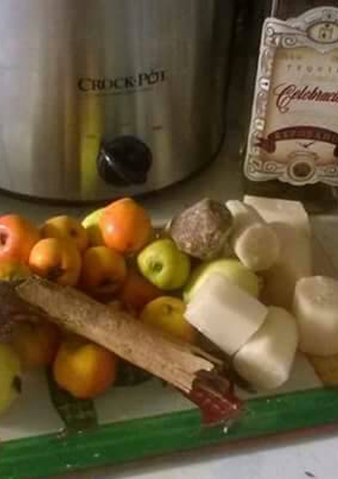 Una foto de Ponche de frutas (Olla de cocción lenta-SlowCooker-CrockPot)