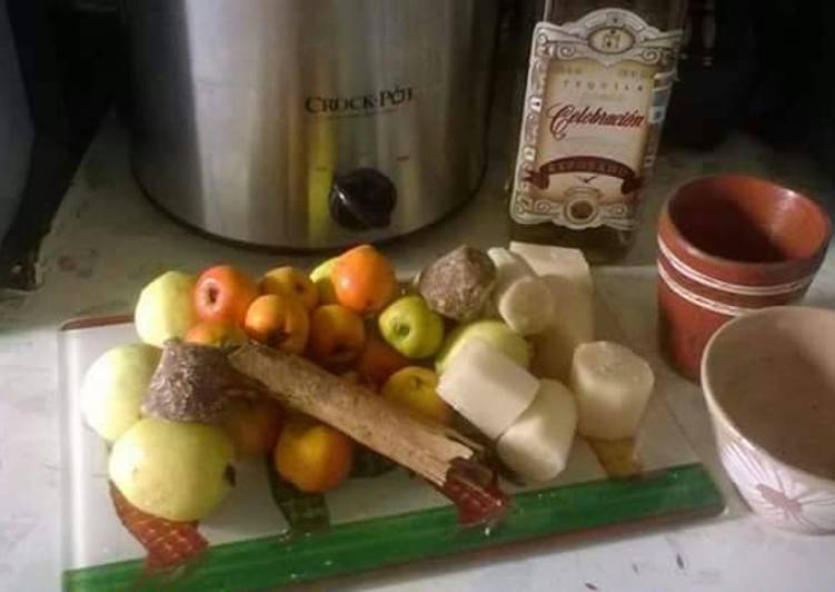 Ponche de frutas (Olla de cocción lenta-SlowCooker-CrockPot)
