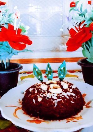 A picture of Delicious tasty spongy Chocolate cake.
