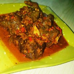 A picture of Cowleg pepper soup.