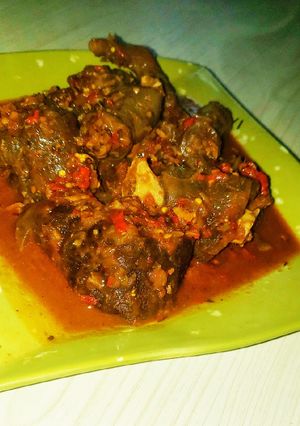 A picture of Cowleg pepper soup.