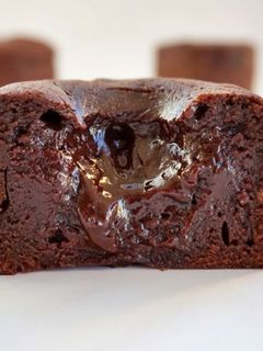 Une photo de Mi-cuit au chocolat