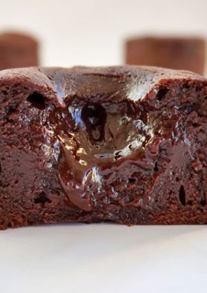 Une photo de Mi-cuit au chocolat