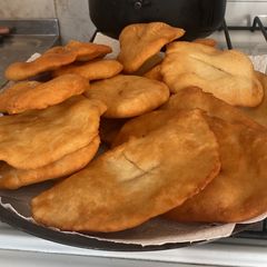 A picture of Tortas fritas únicas.