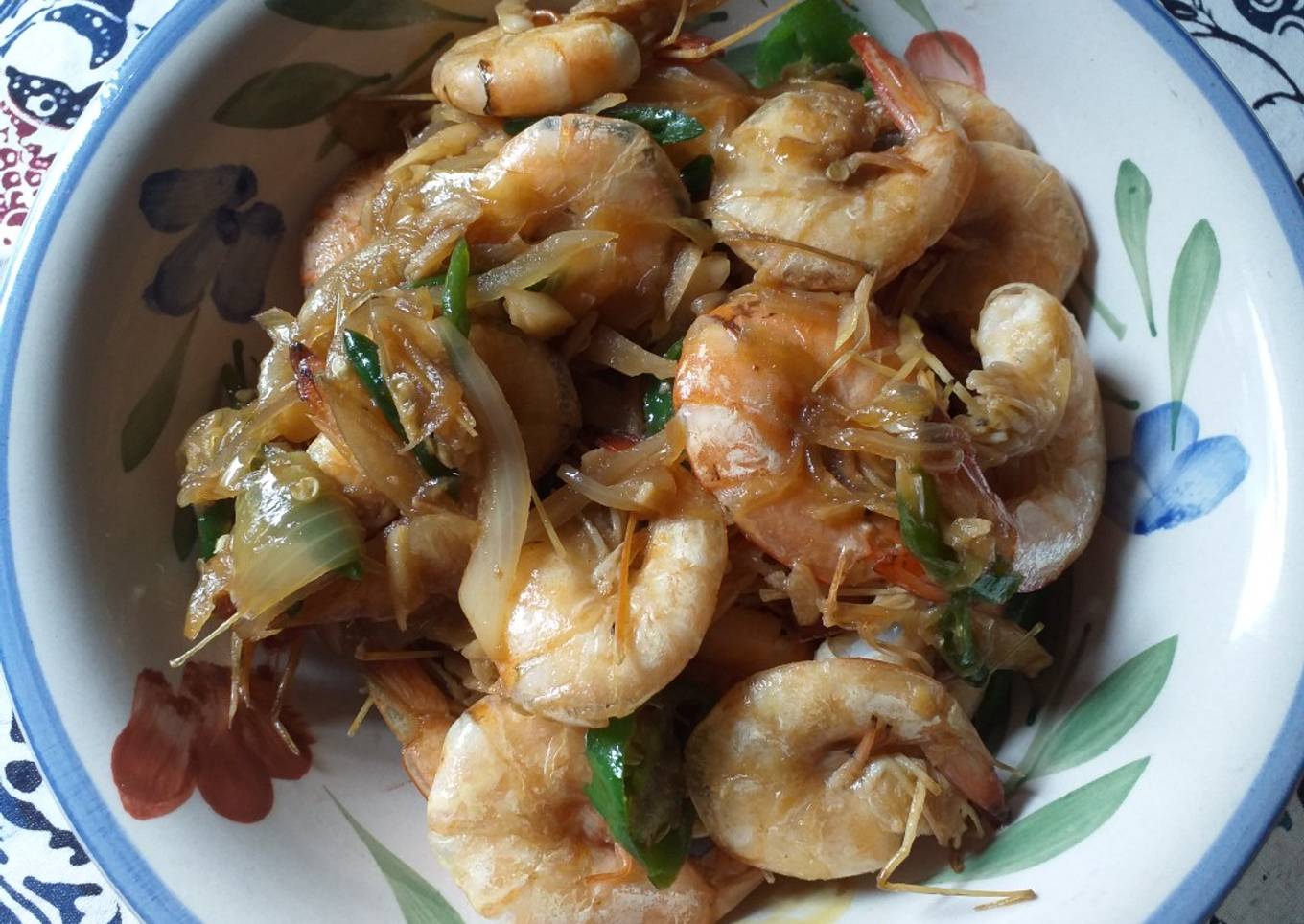 #13.GBA. Udang Cabe Ijo Saus Teriyaki