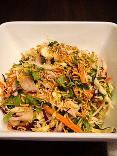 A picture of Asian Cabbage Chicken Salad with Sprinkle Noodle.