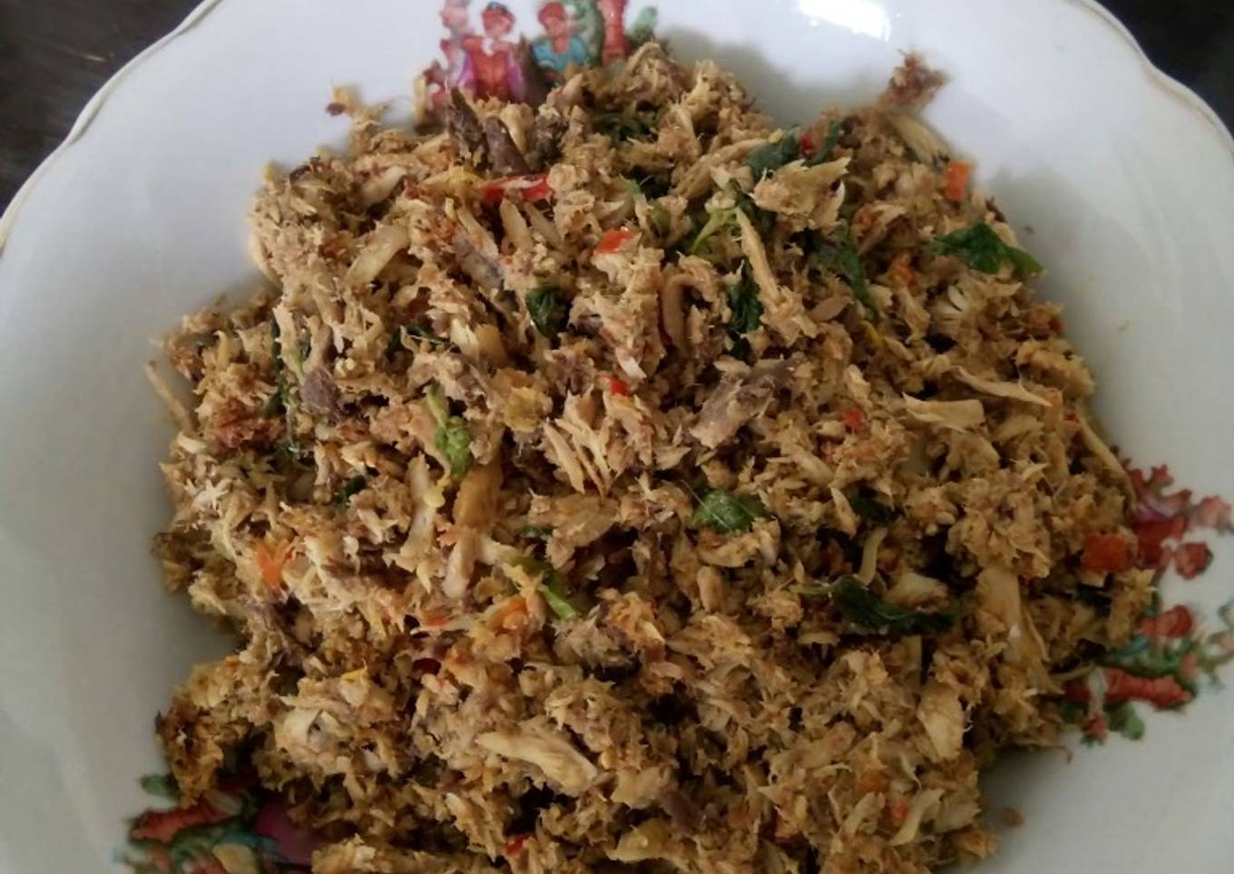 Ikan tongkol suir rica-rica