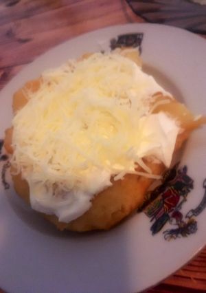Gyors, 15 perces lángos recept fotója